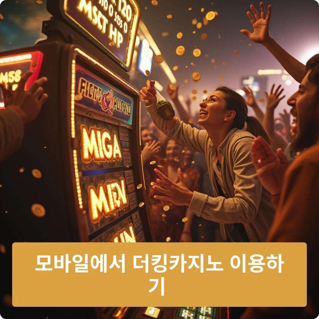 모바일에서 더킹카지노 이용하기